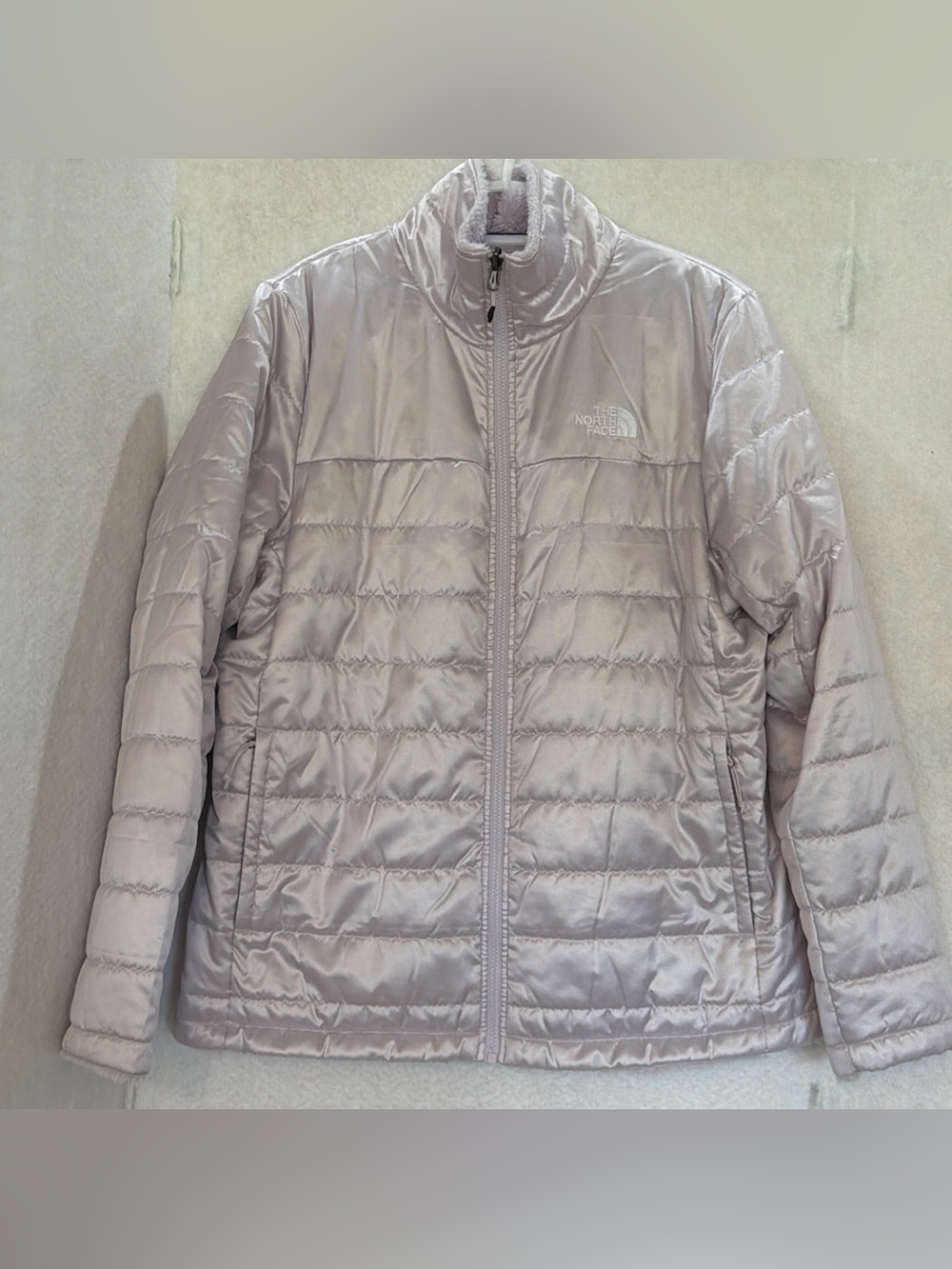 The North Face Women's Lavender Mossbud Insulated Reversible Jacket XL
